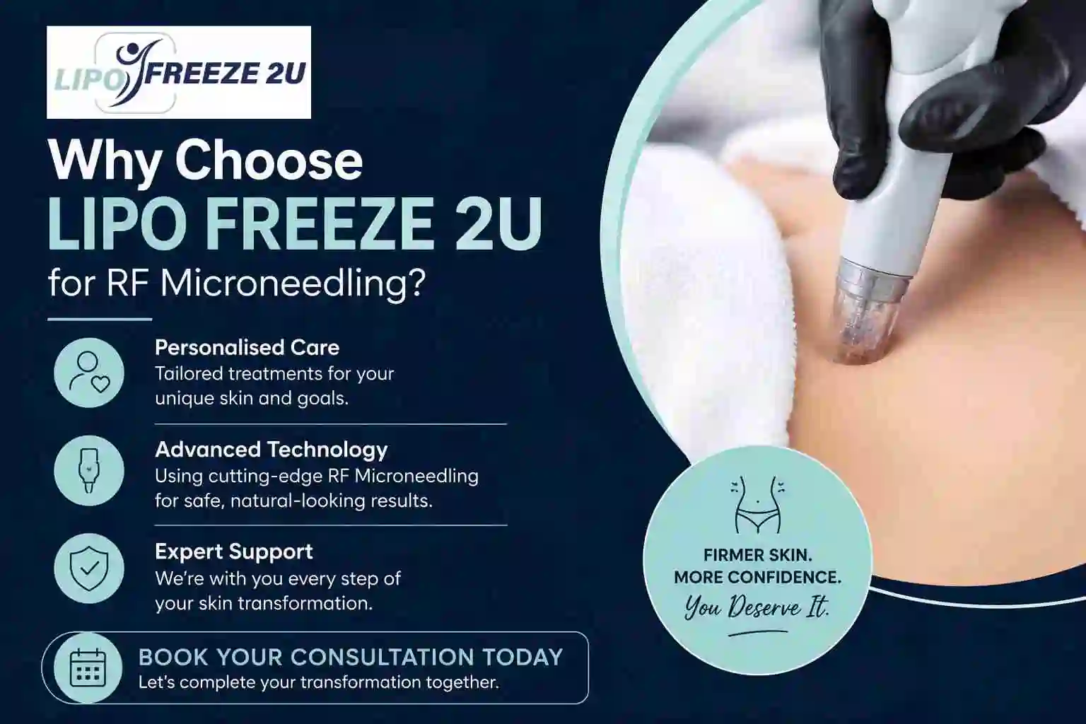 Why Choose LIPO FREEZE 2U for RF Microneedling uk?